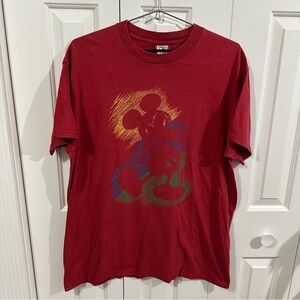 Vintage Disney Mickey Mouse Red Shirt